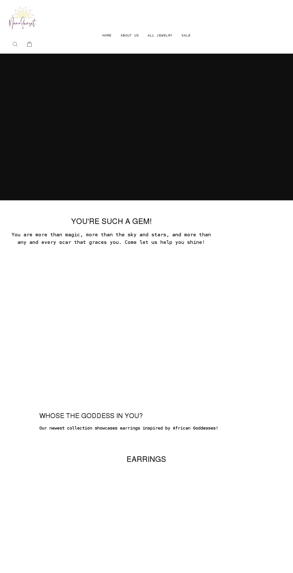 manosunset.com shopify website screenshot