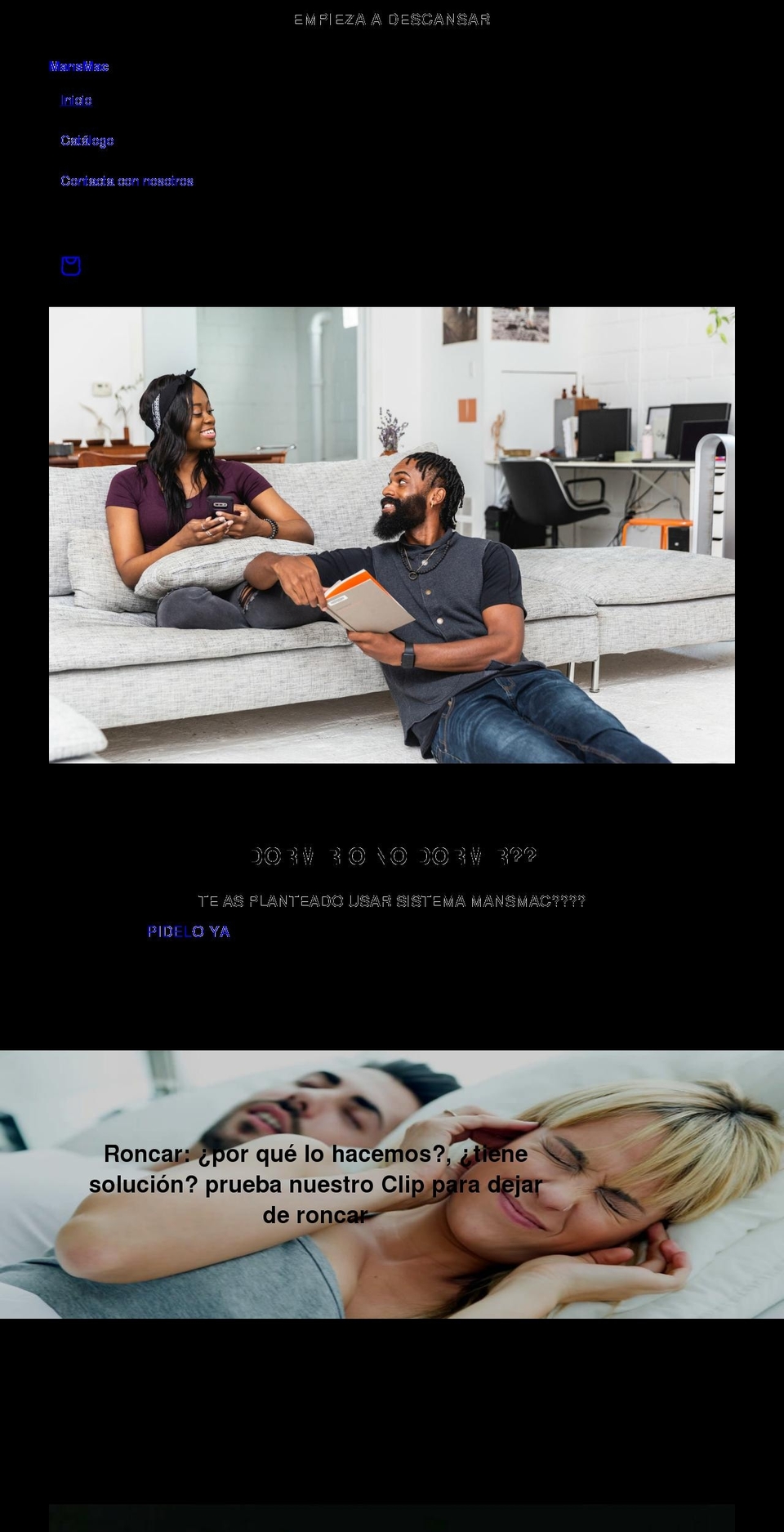 mansmac.com shopify website screenshot