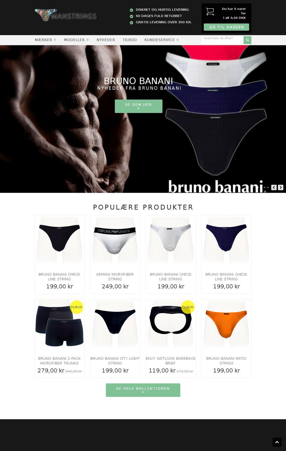 manstrings.dk shopify website screenshot