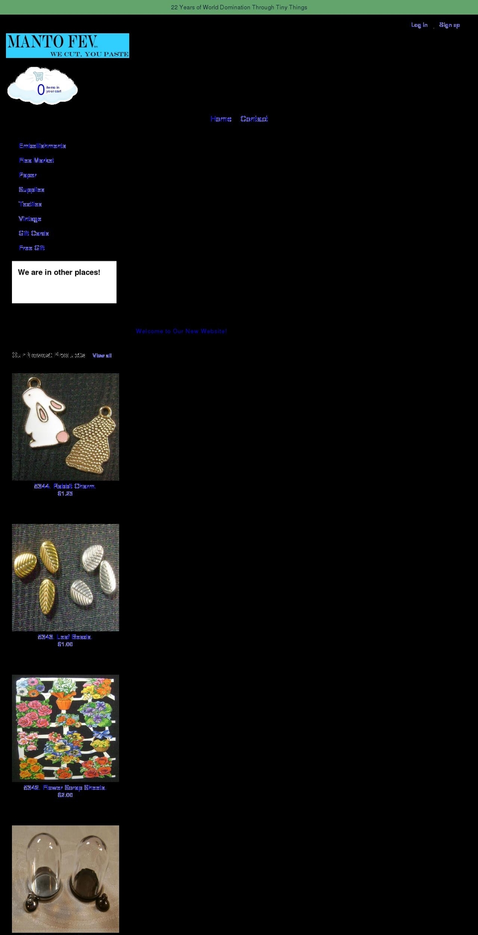 mantofev.com shopify website screenshot
