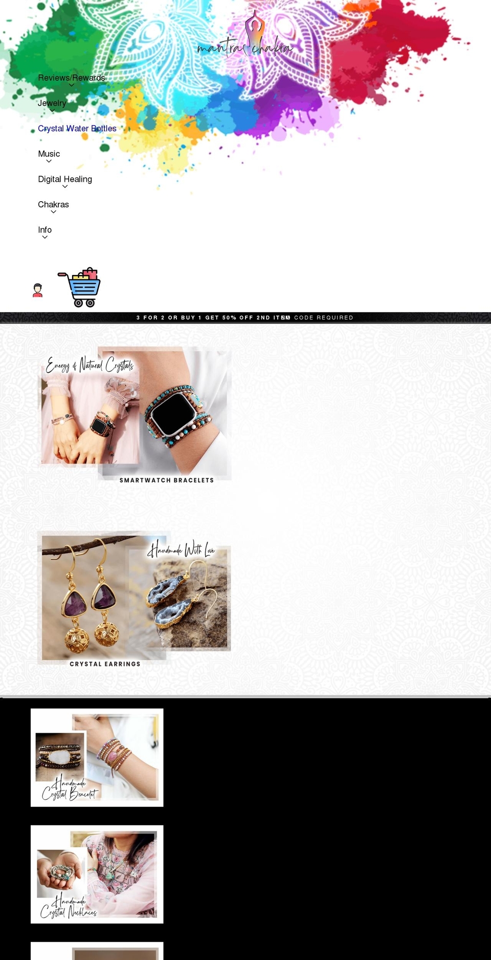 mantrachakra.com shopify website screenshot