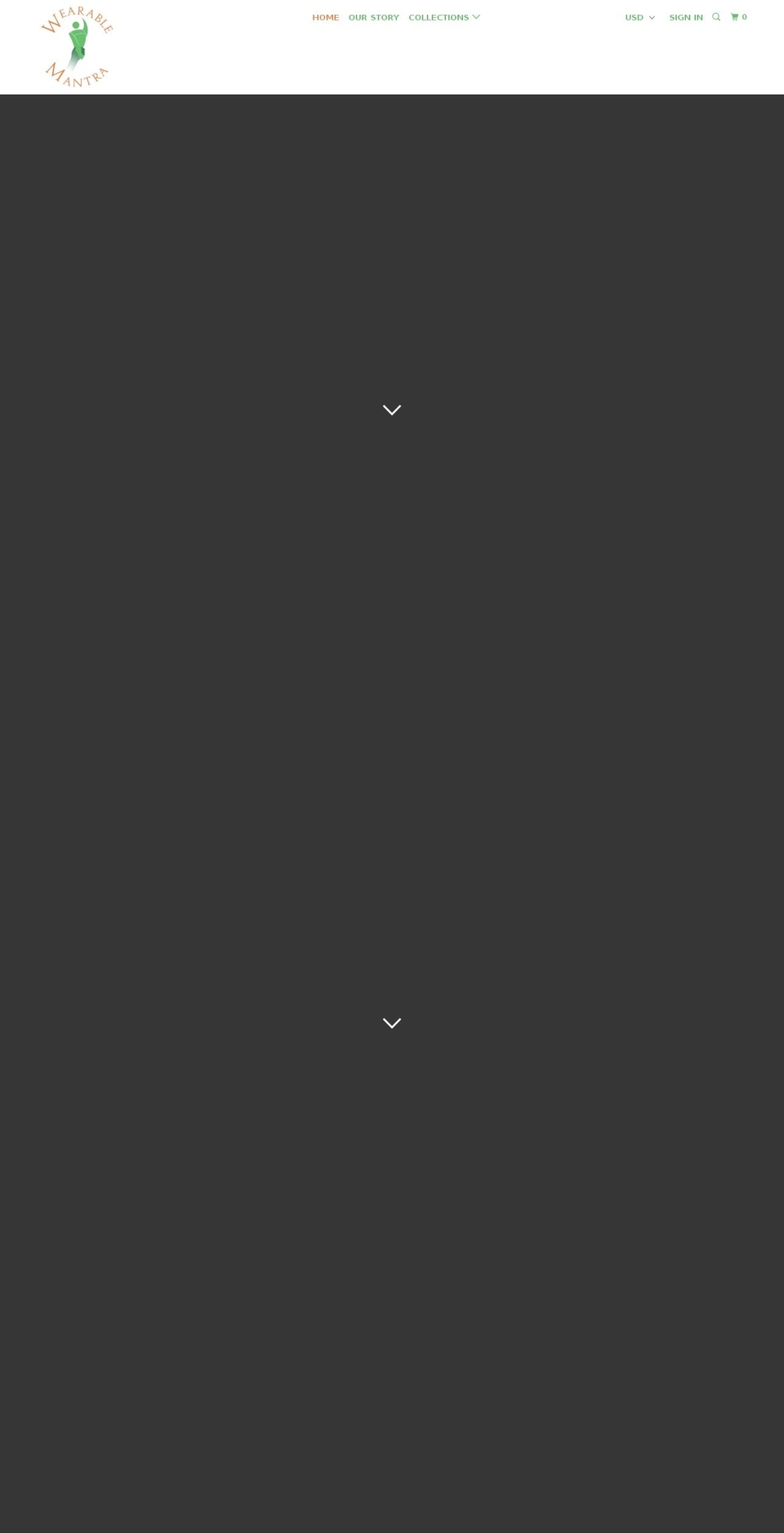 mantrawearable.com — Shopify storefront screenshot