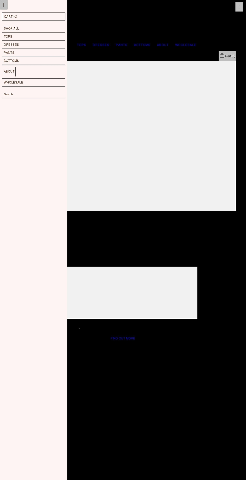 manu-thelabel.com shopify website screenshot