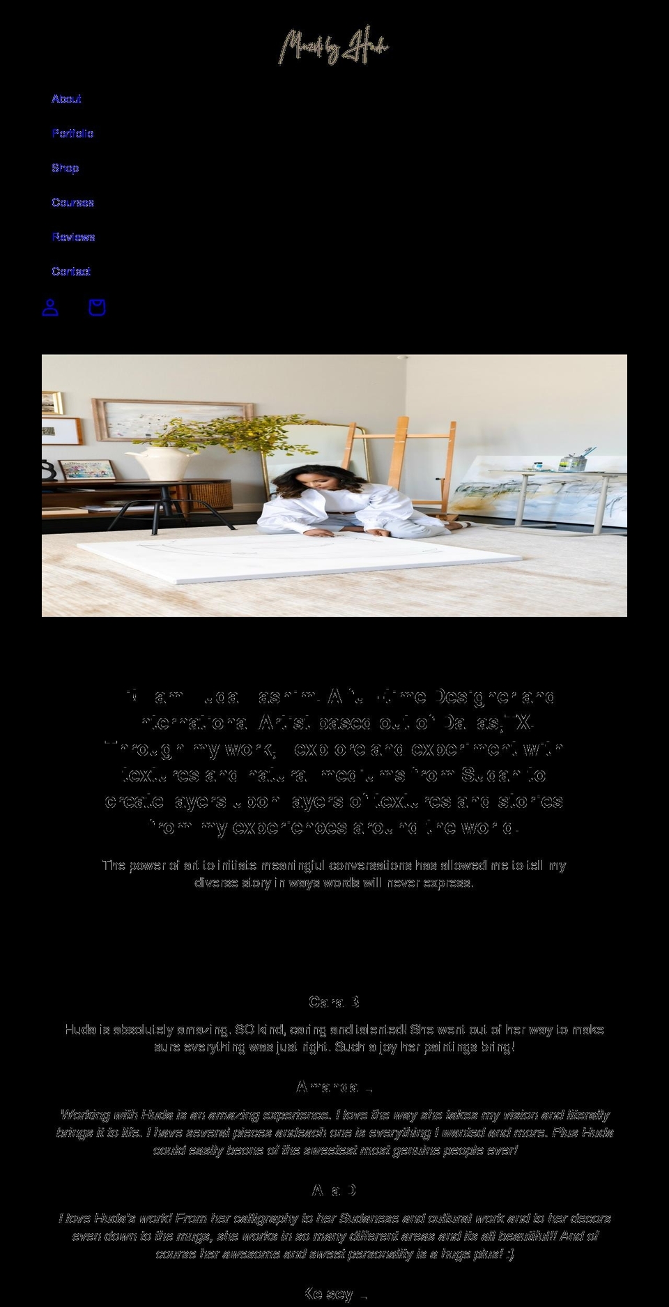 manzilibyhuda.com shopify website screenshot