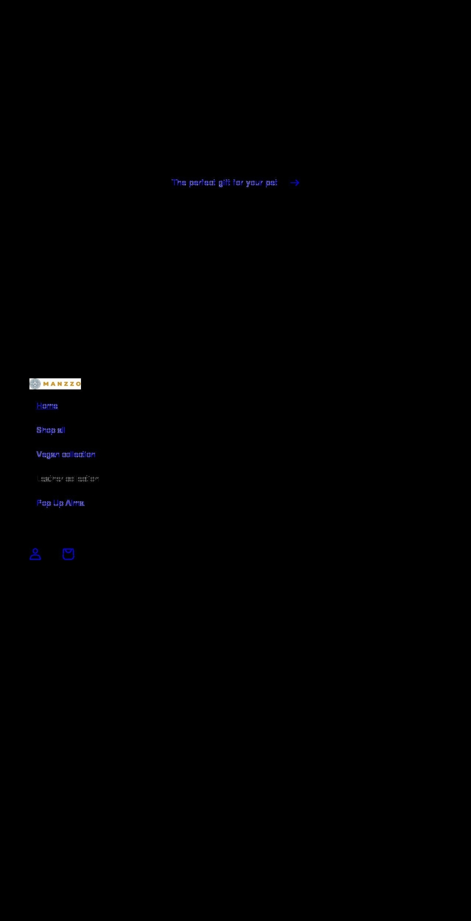 manzzolife.com shopify website screenshot