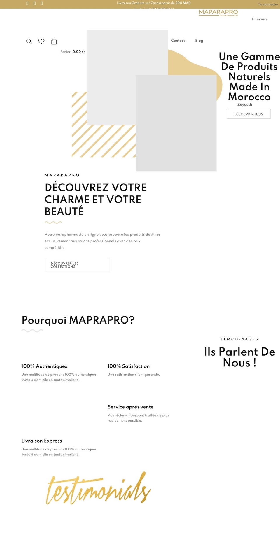 maparapro.com shopify website screenshot