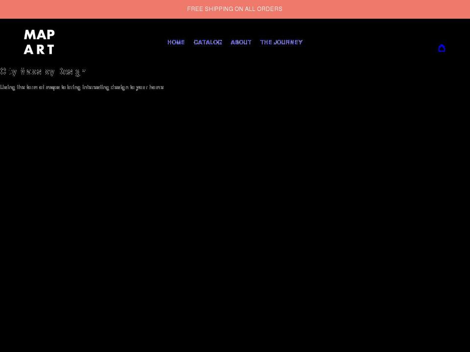 mapartdesign.com shopify website screenshot