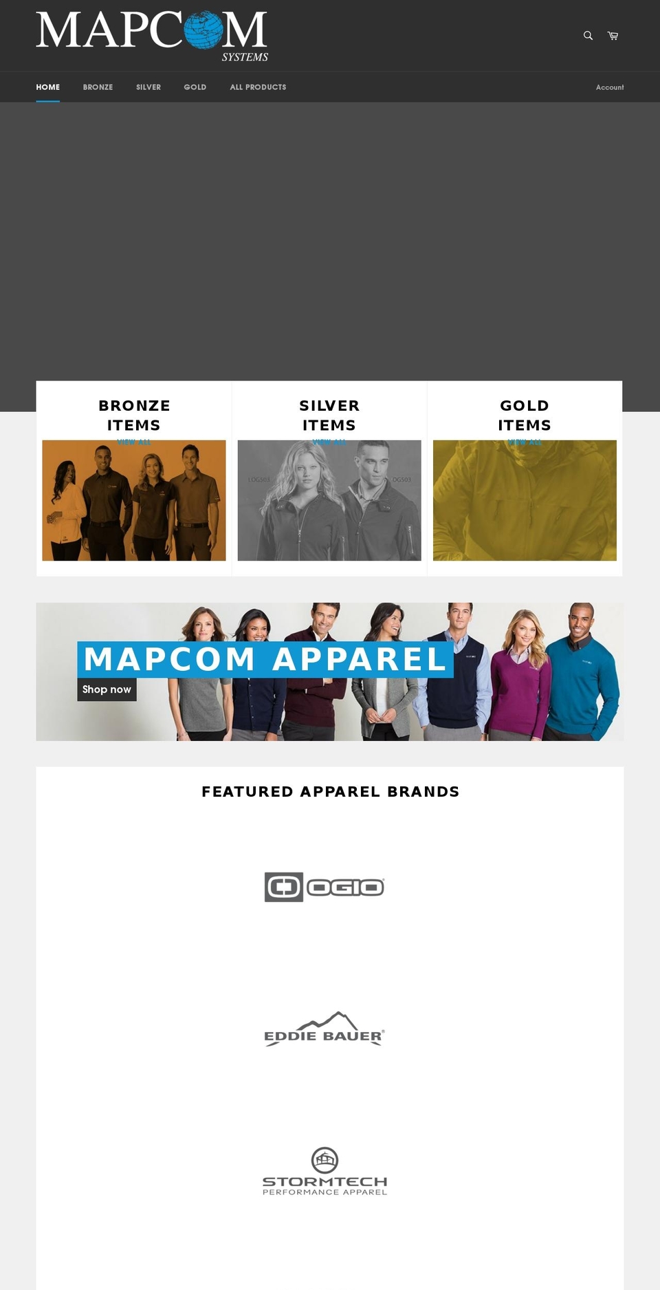 mapcomswagshop.com — Shopify storefront screenshot
