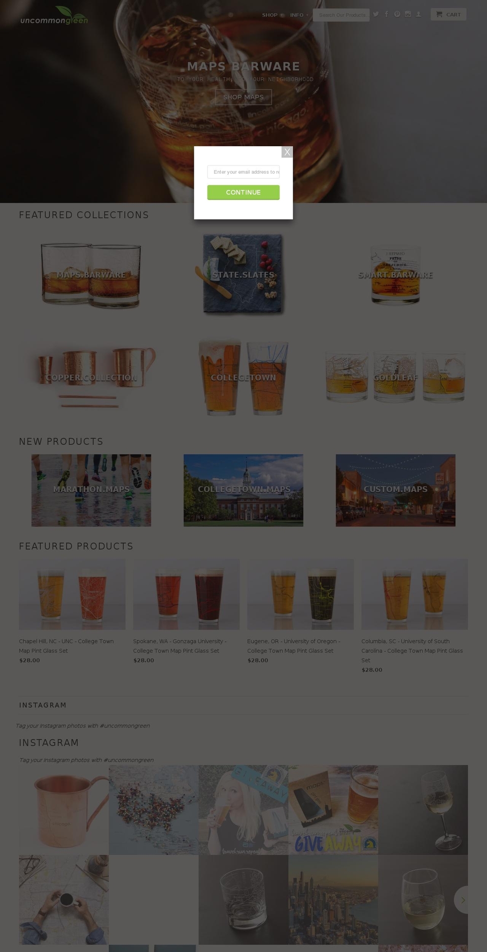 UCG 020917 Retina Shopify theme site example mapglassware.com