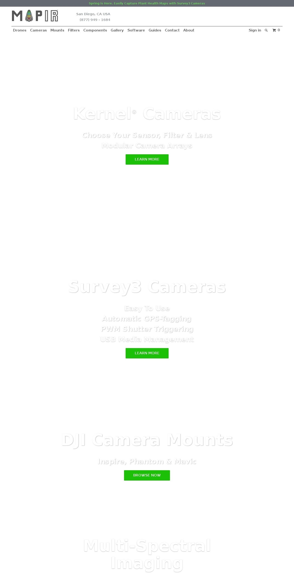 mapir.camera shopify website screenshot