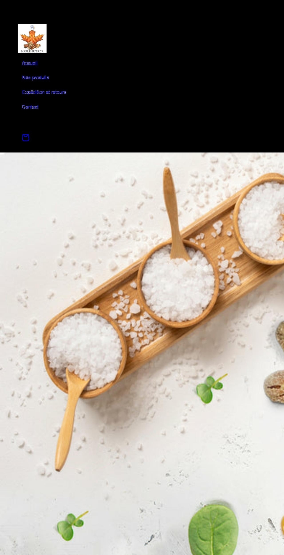 maplenuts.ca shopify website screenshot