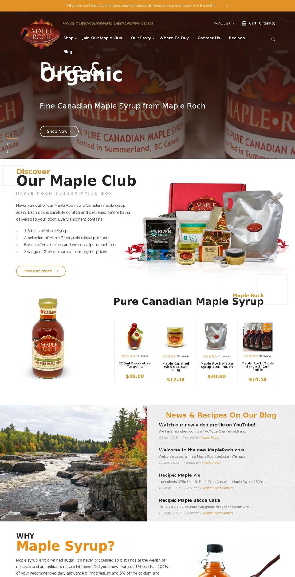 colora-v1-1 Shopify theme site example mapleroch.com