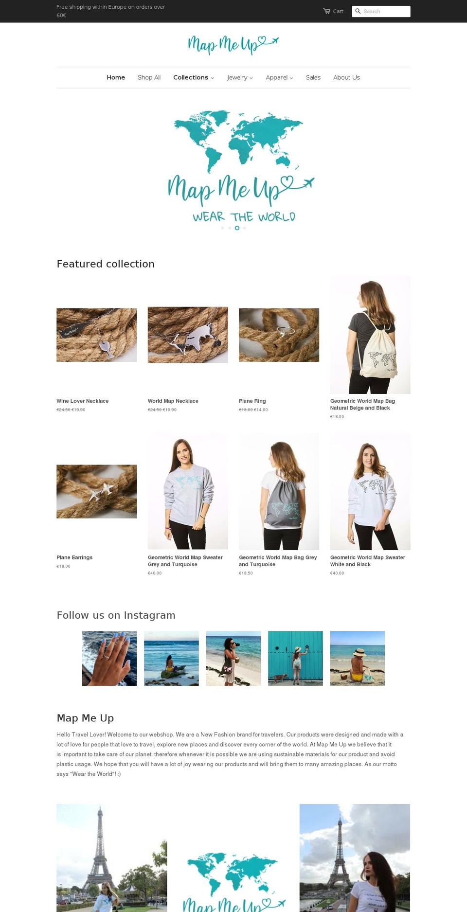 mapmeup.com shopify website screenshot