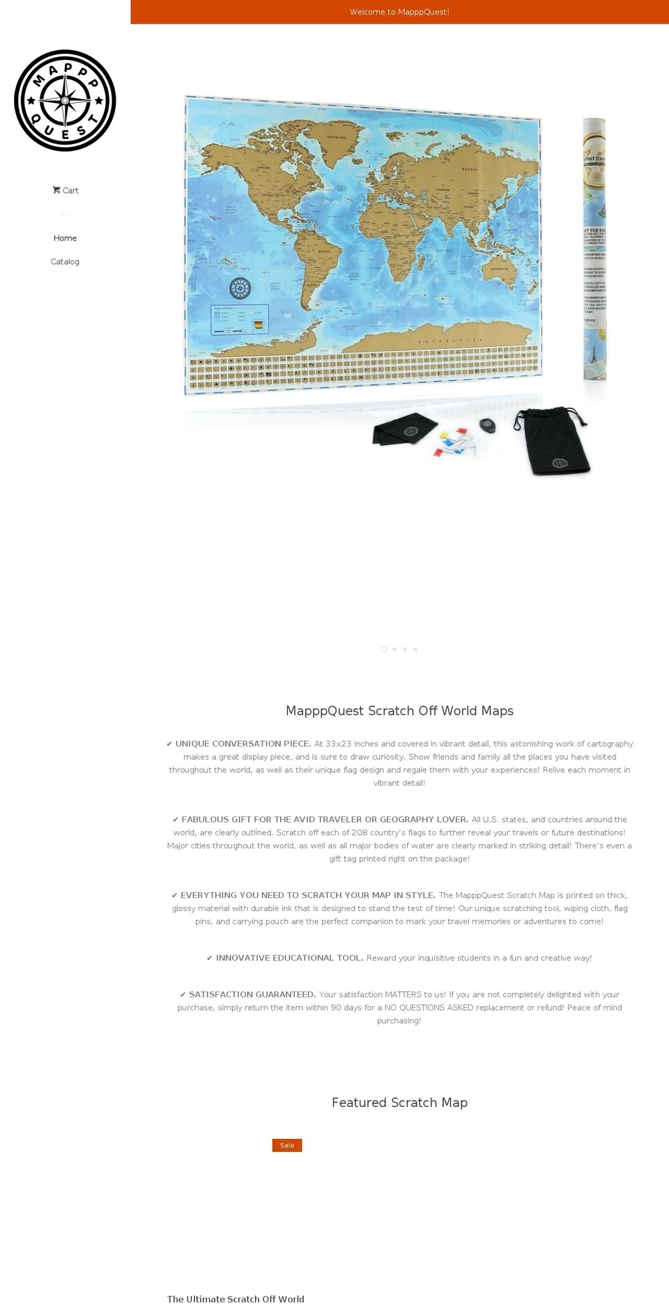 mapppquest.com — Shopify storefront screenshot