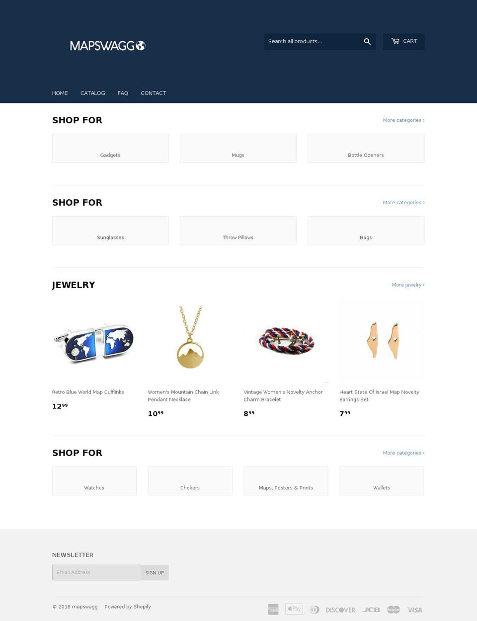 mapswagg.com — Shopify storefront screenshot