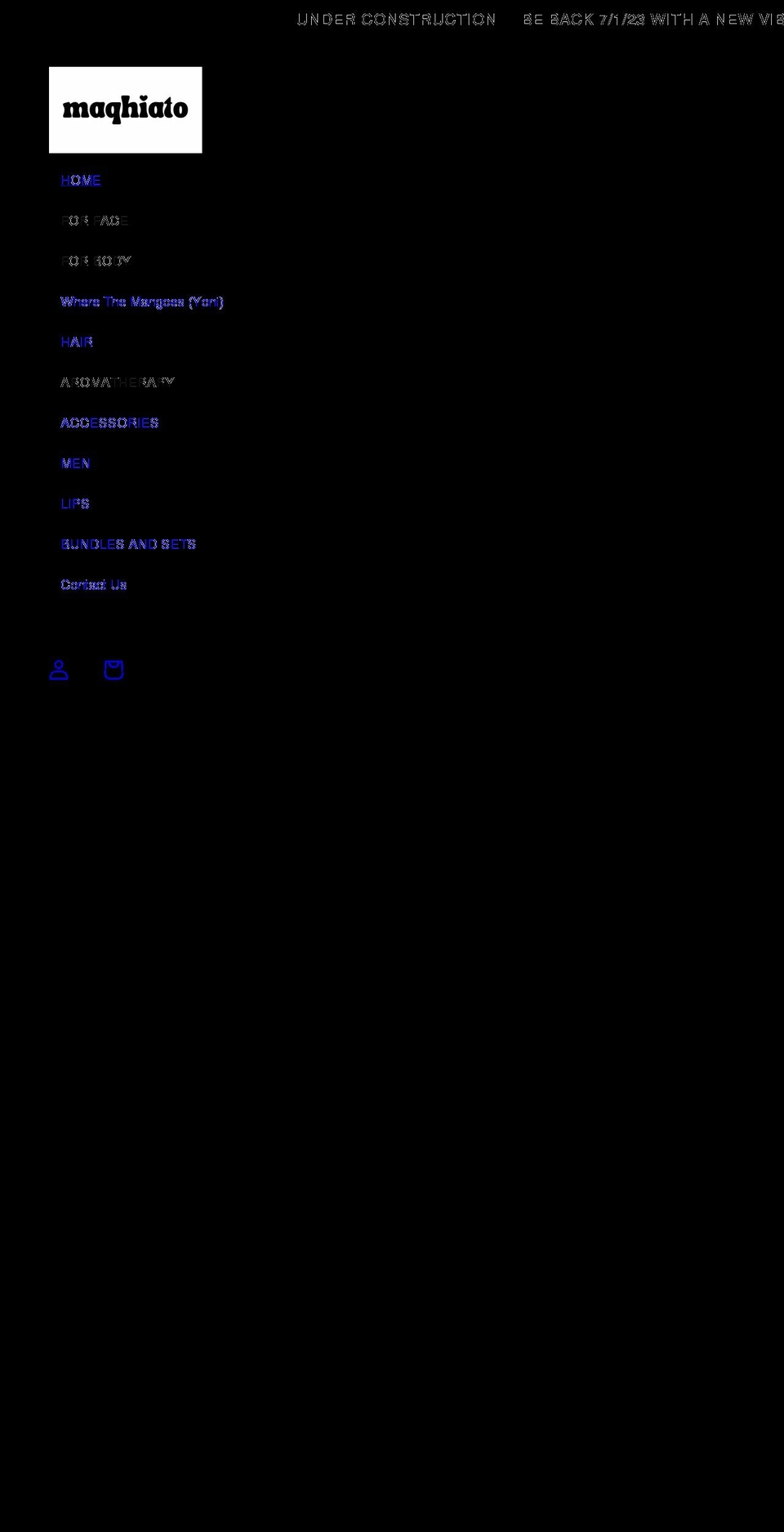 maqhiatobeauty.com shopify website screenshot