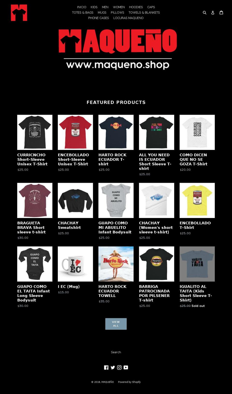 maquenorepublik.com — Shopify storefront screenshot