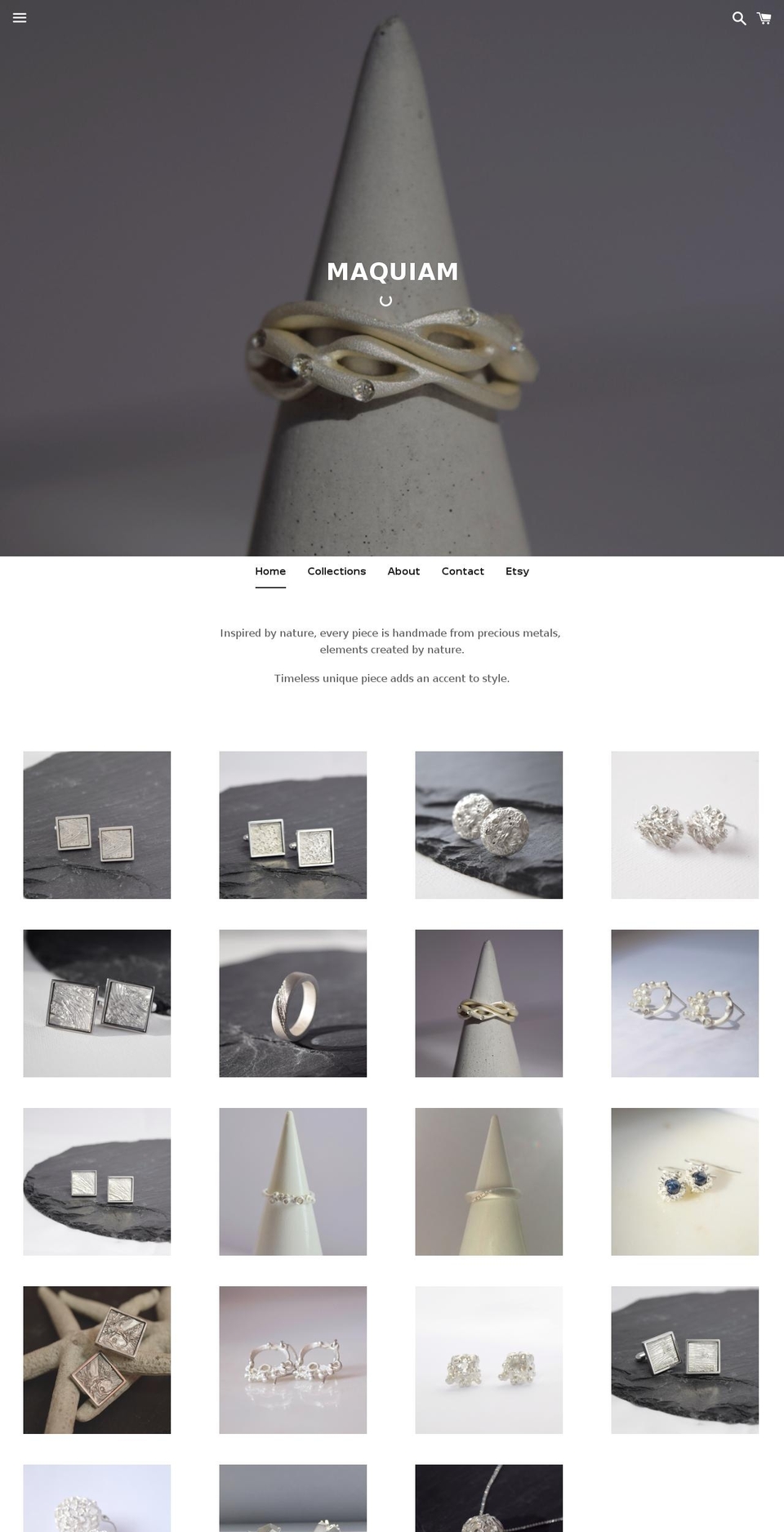 maquiam.com shopify website screenshot