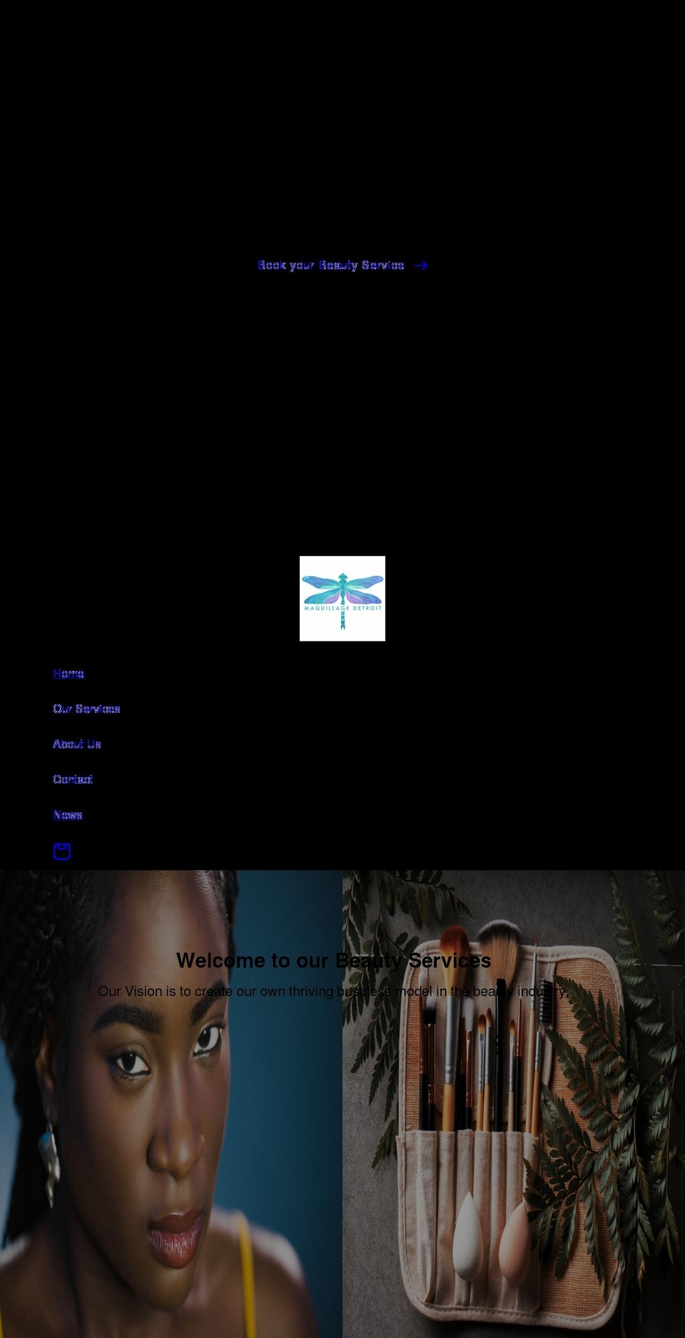 maquillagedetroit.com shopify website screenshot