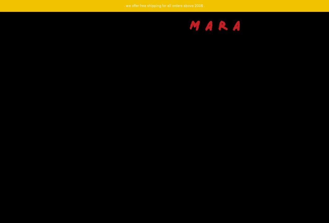 maraatelier.com shopify website screenshot
