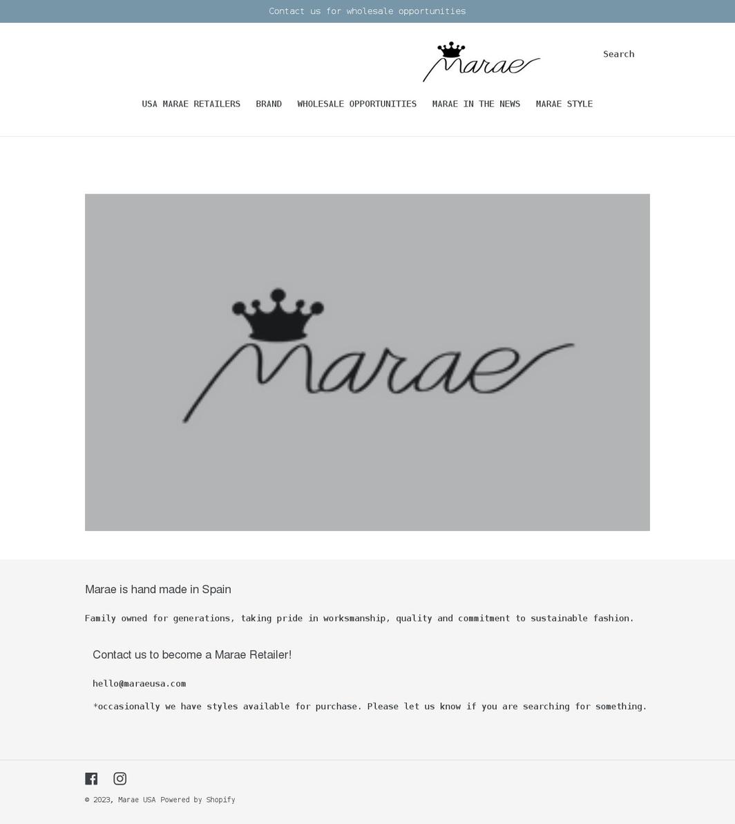 maraeusa.com shopify website screenshot