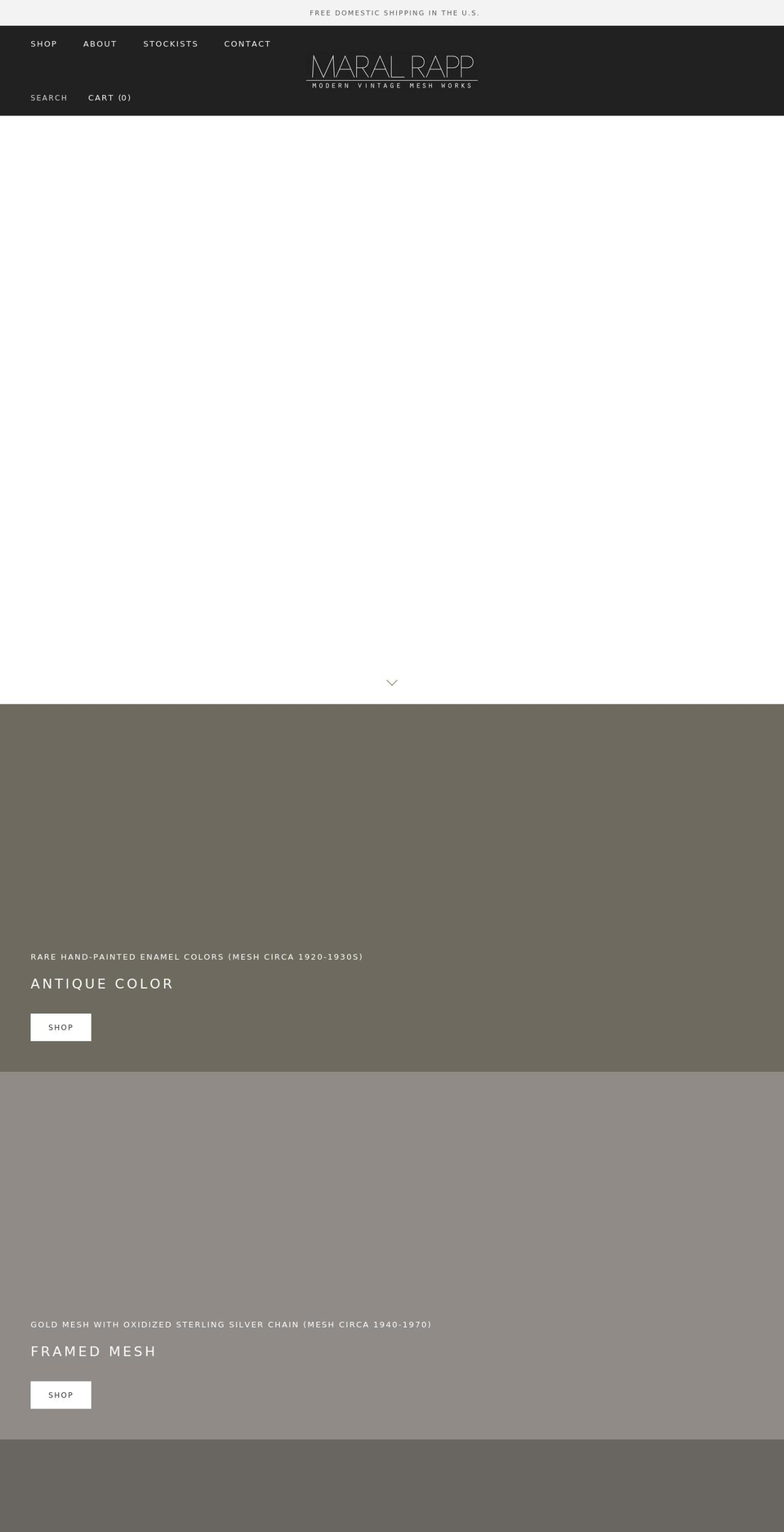 maralrapp.com shopify website screenshot