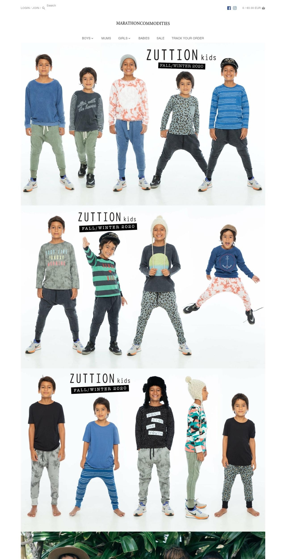 marathoncommodities.com shopify website screenshot