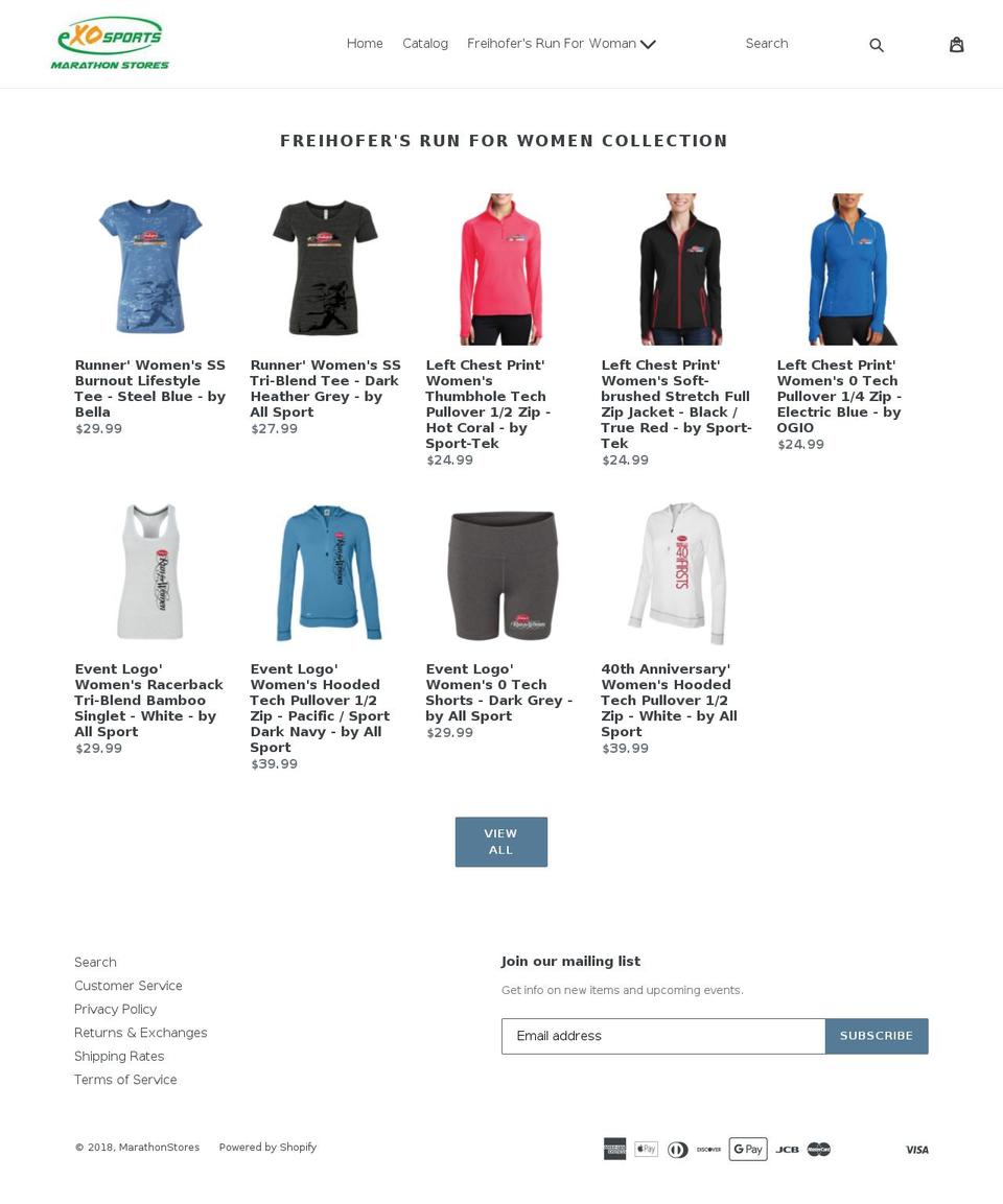 marathonstores.com shopify website screenshot