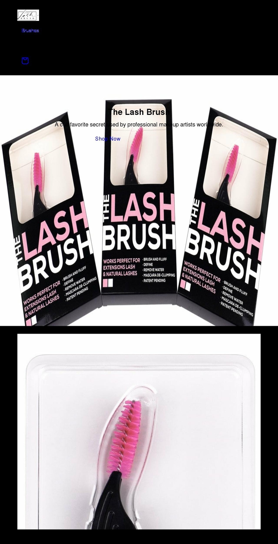 LashBrush-Live-April- Shopify theme site example marbecabeaute.com