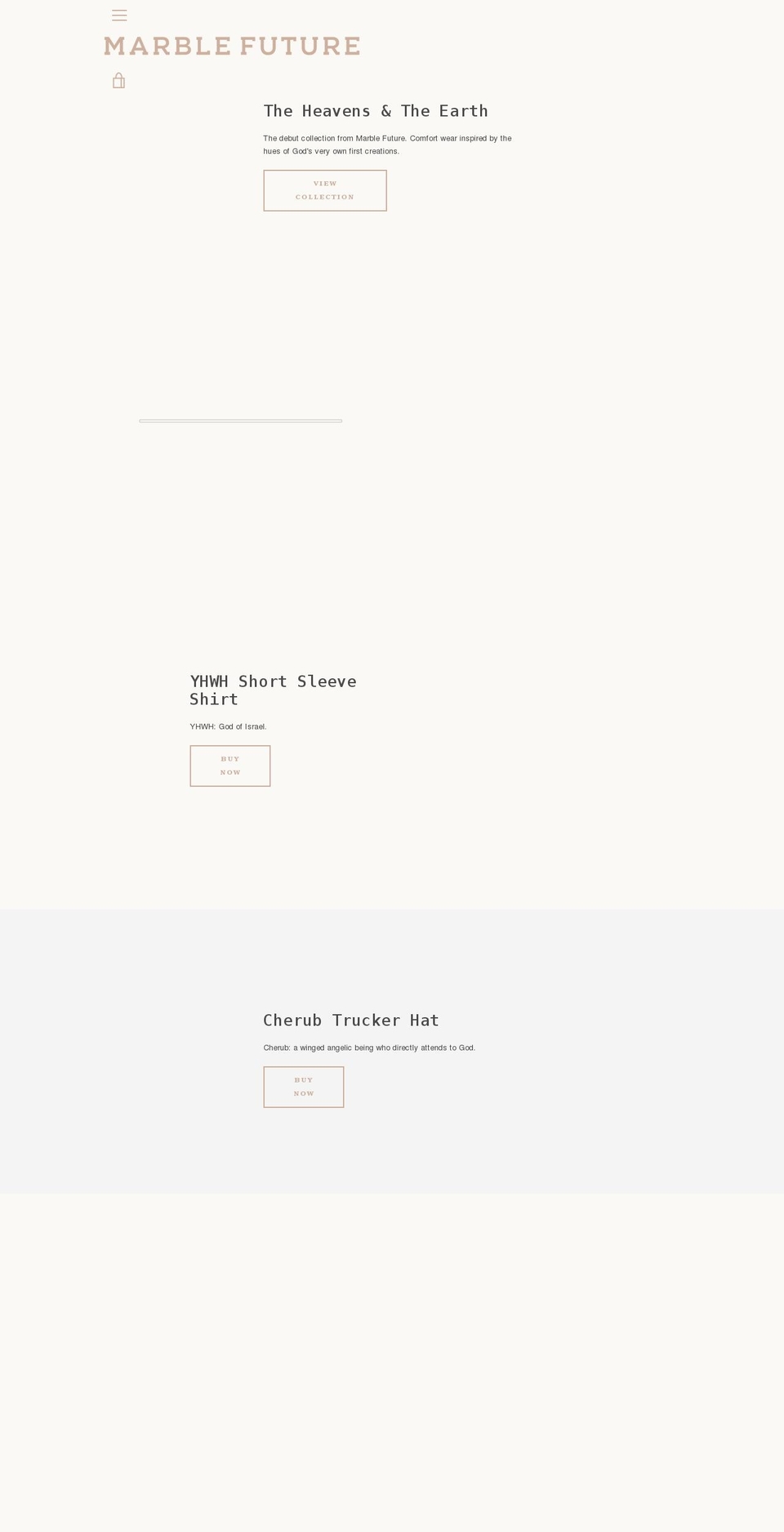 marblefuture.com shopify website screenshot