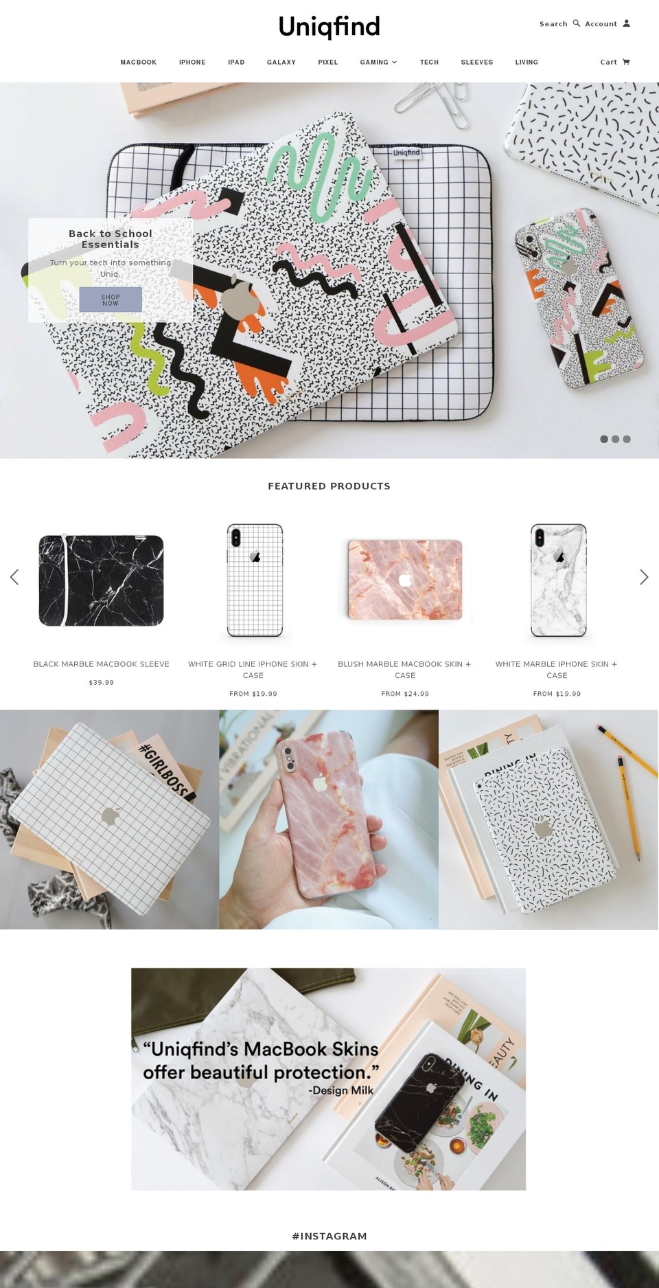 Emily - Summer 2018 Shopify theme site example marblemymac.com