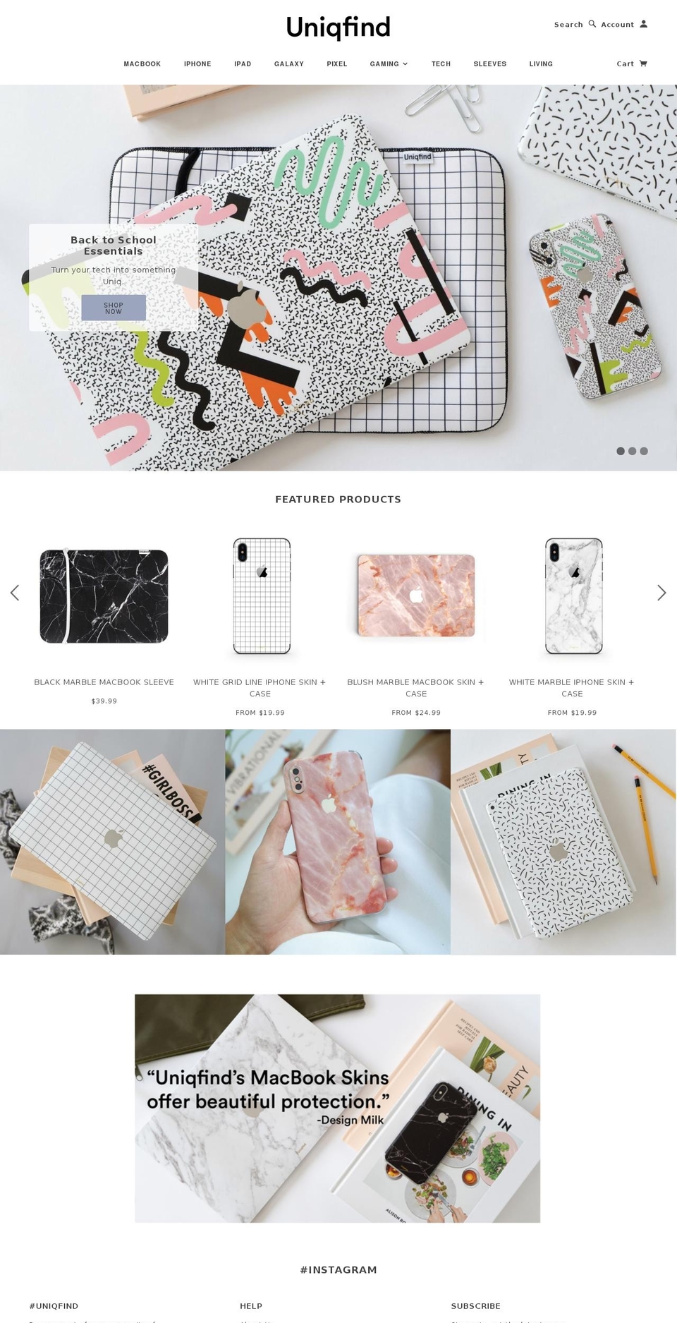 Emily - Summer 2018 Shopify theme site example marblessed.com