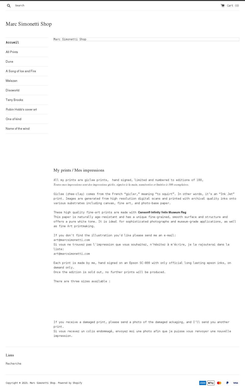 marc-simonetti-shop.myshopify.com shopify website screenshot