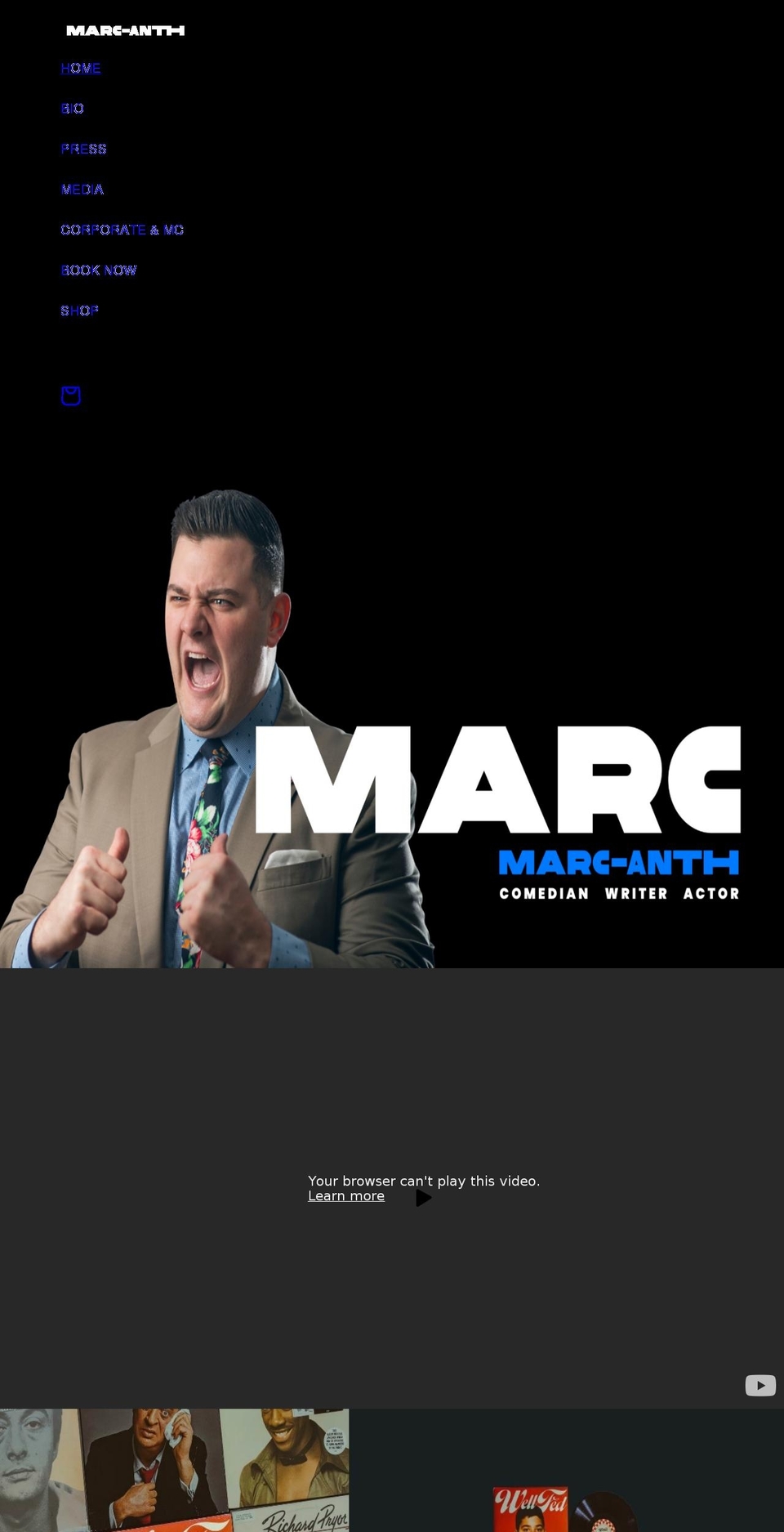 marcanth.com shopify website screenshot