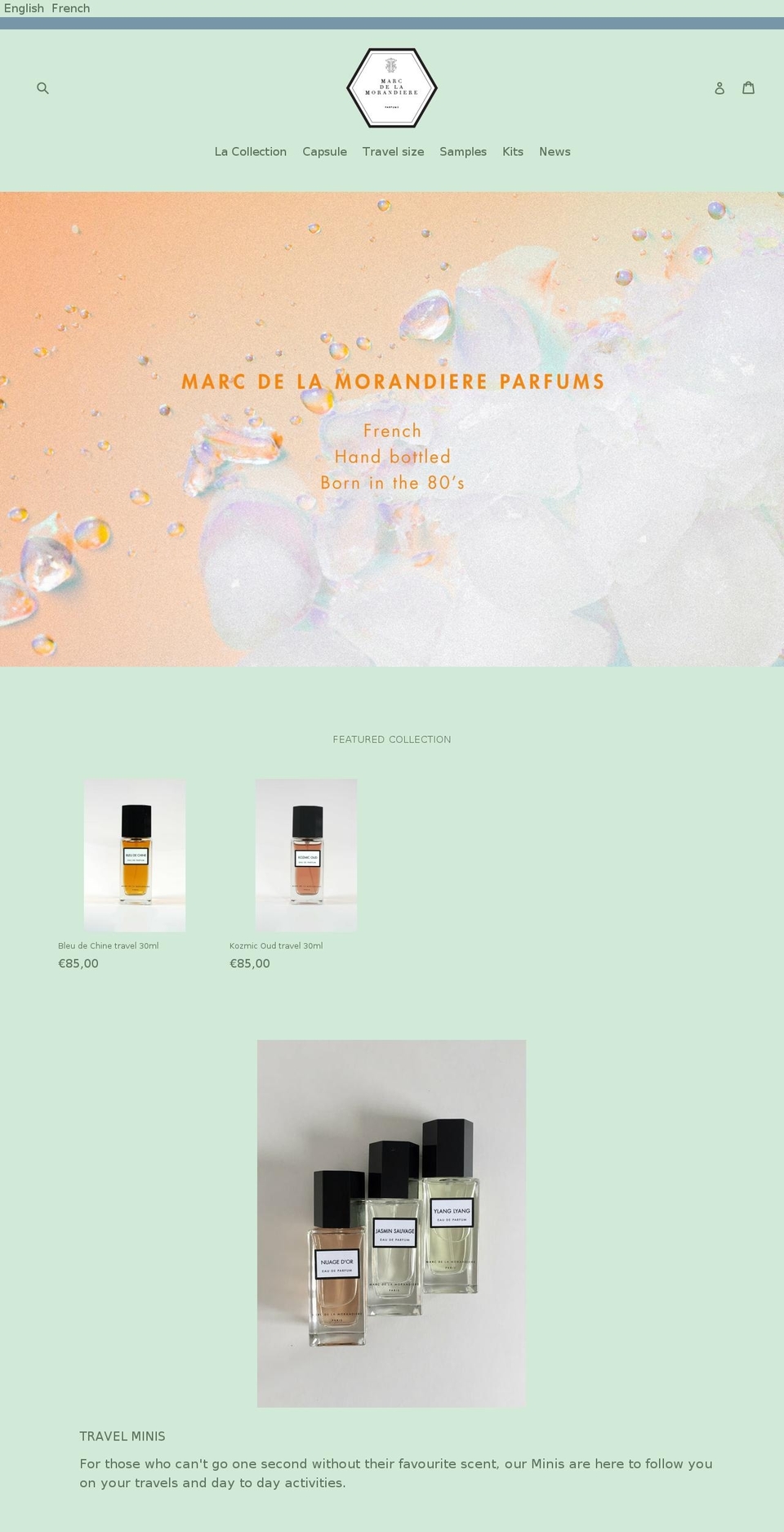 marcdelamorandiere.eu shopify website screenshot