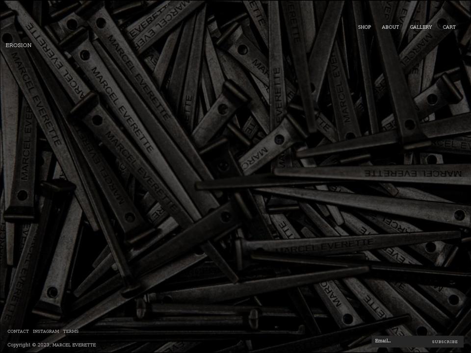 marceleverette.com shopify website screenshot