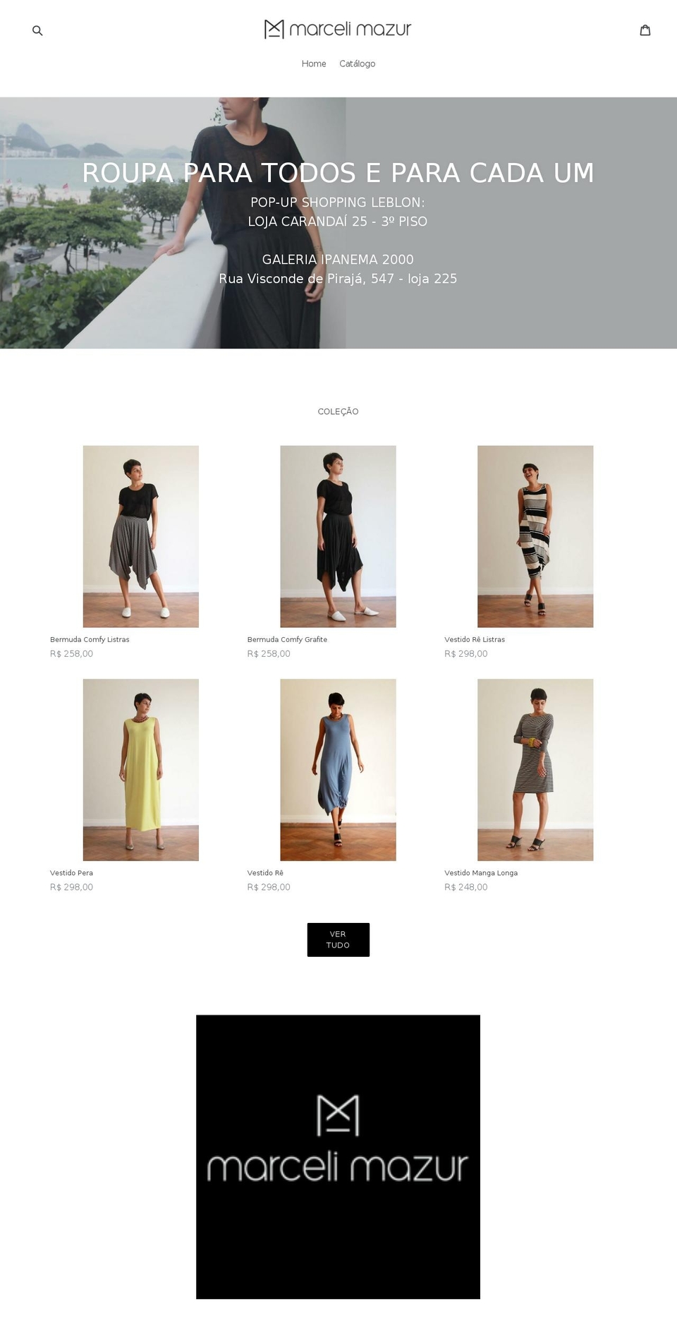 marcelimazur.com — Shopify storefront screenshot
