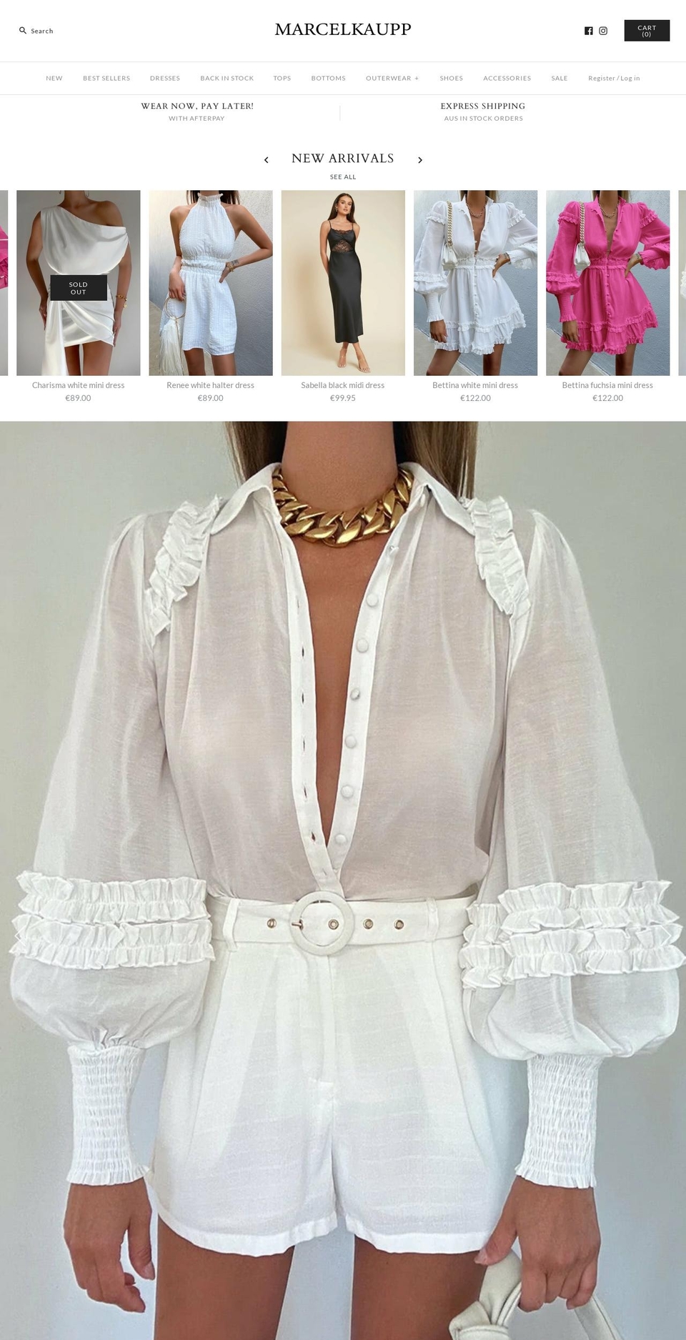 marcelkaupp.com shopify website screenshot