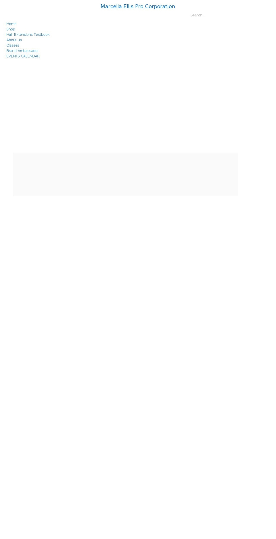 marcellaellis.com shopify website screenshot