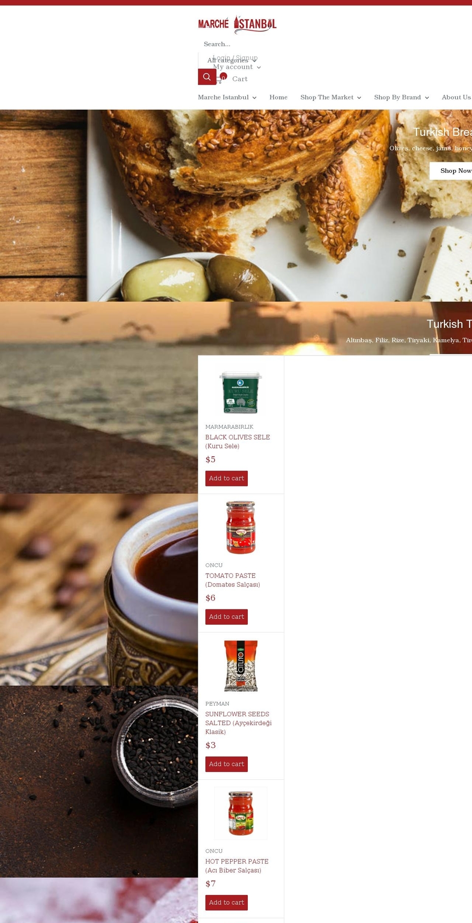 marcheistanbul.com shopify website screenshot