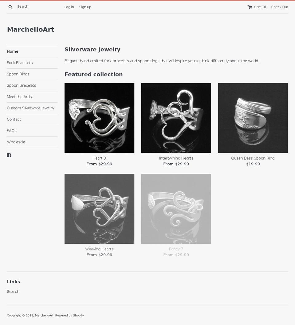 marchelloart.com — Shopify storefront screenshot