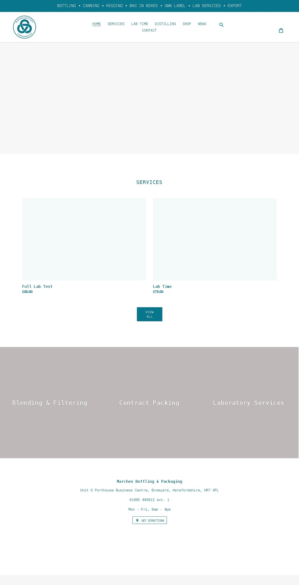 marchesbp.com shopify website screenshot