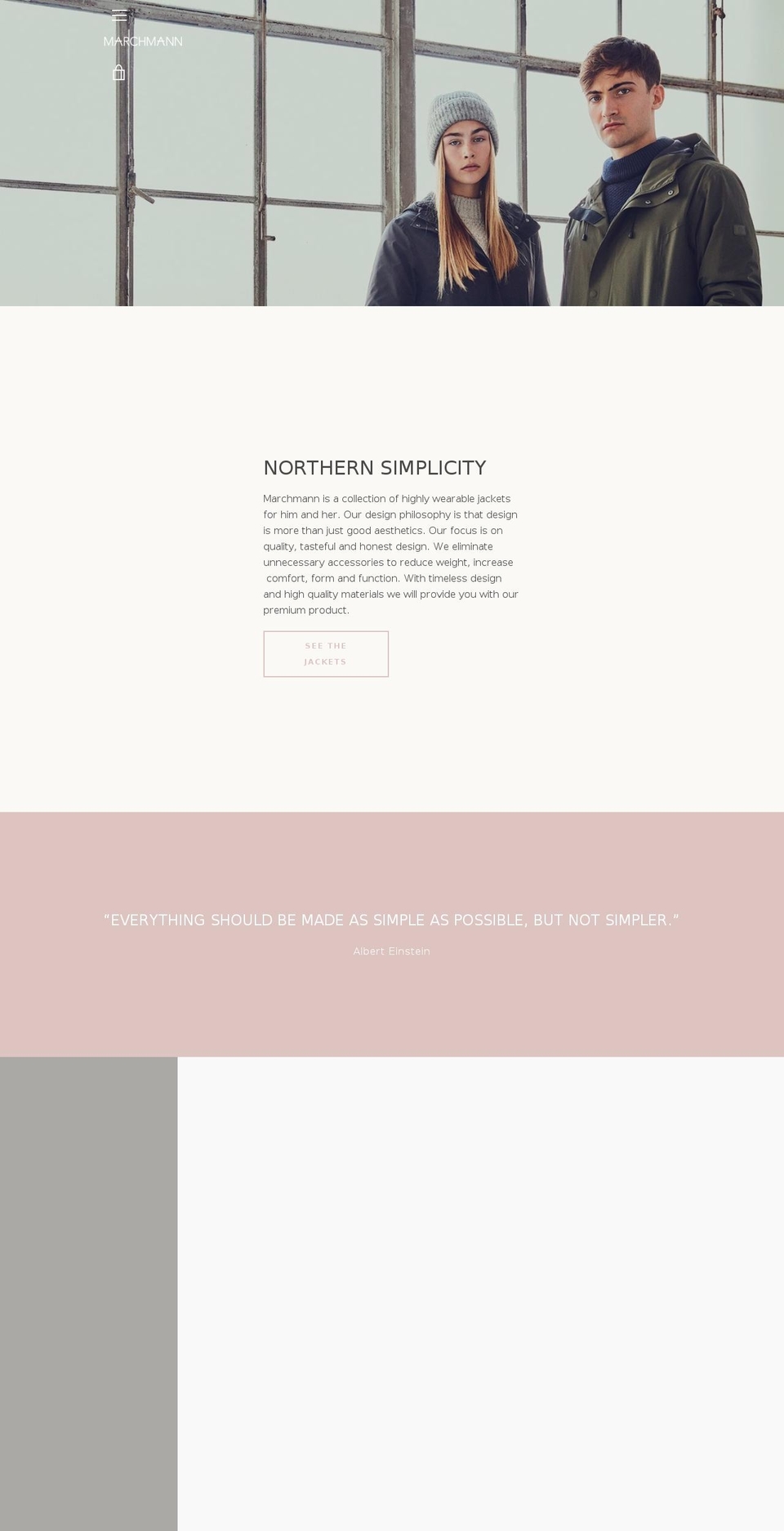 marchmann.com shopify website screenshot