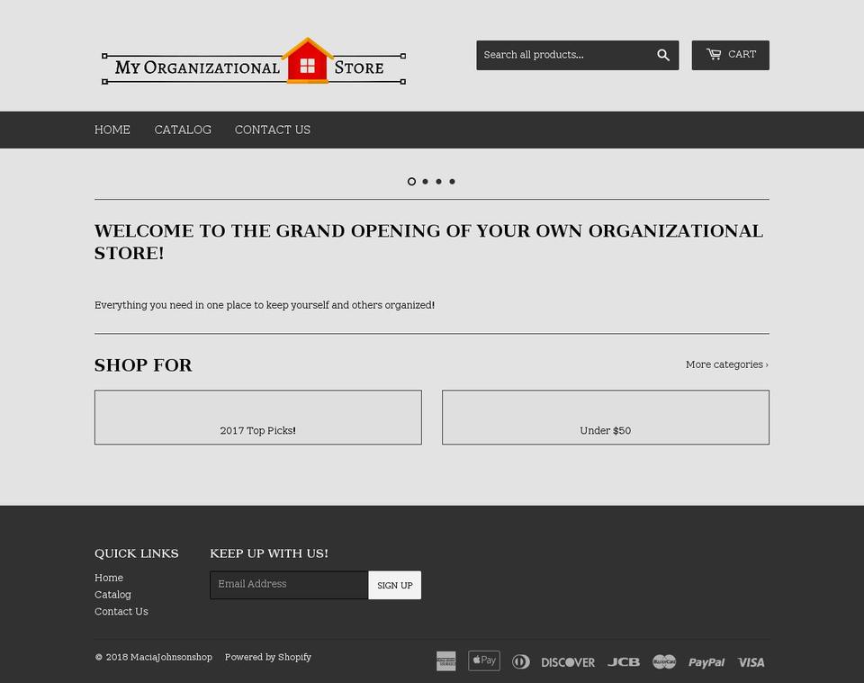marciamart.com — Shopify storefront screenshot