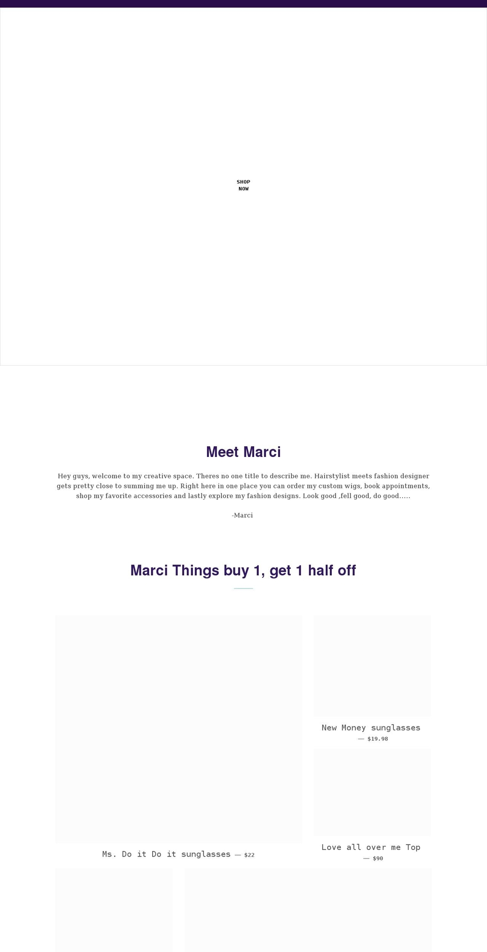 marcididit.com shopify website screenshot
