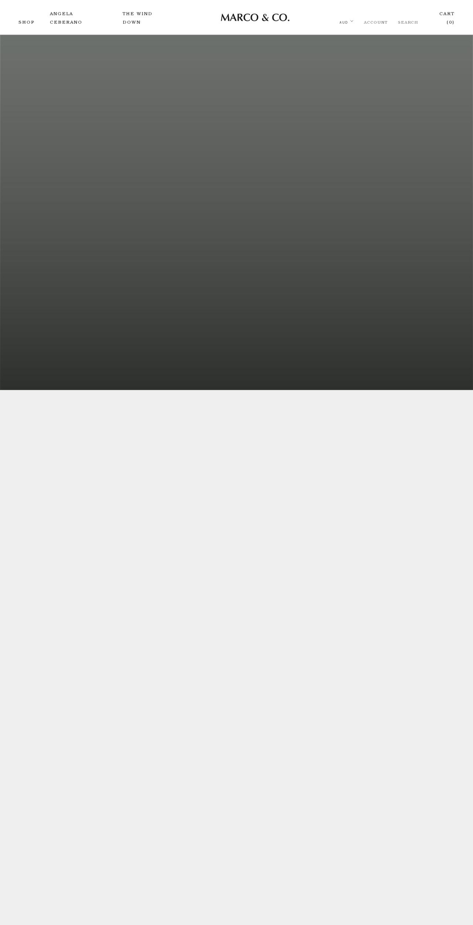 marcoandco.com.au shopify website screenshot
