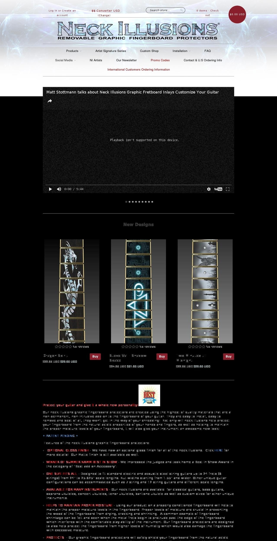 neckillusions-com-new-standard Shopify theme site example marcosoloproductions.com