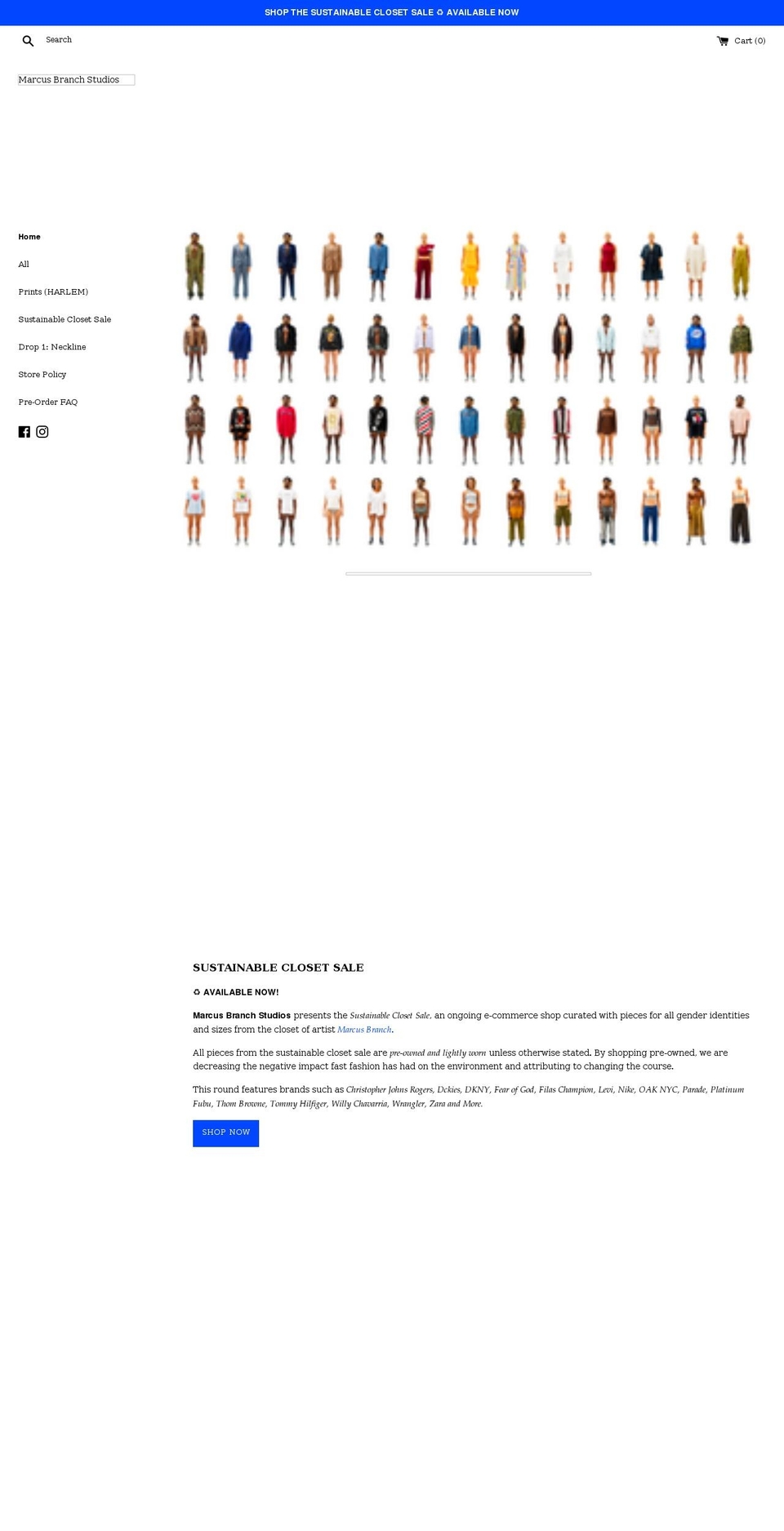 marcusbranch.shop shopify website screenshot