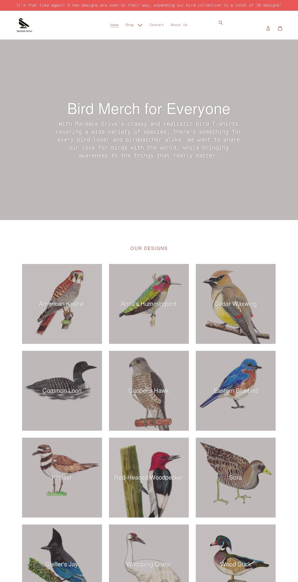 mardaledrive.com shopify website screenshot