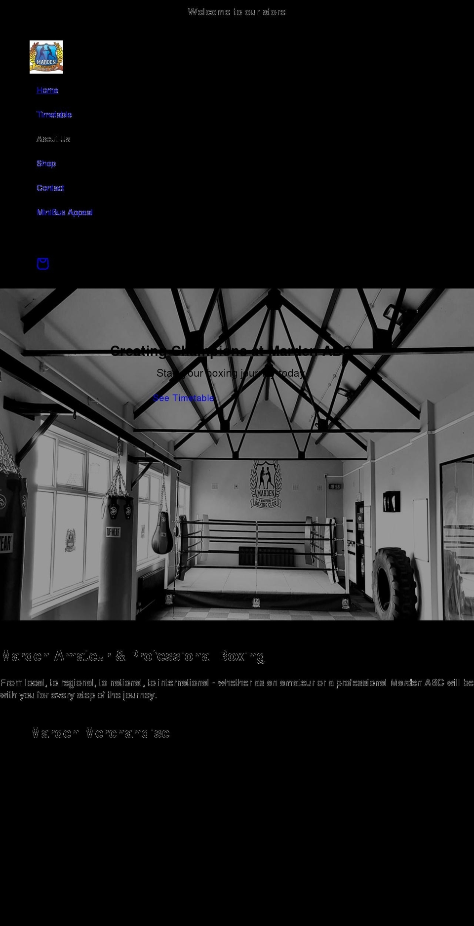 mardenabc.co.uk shopify website screenshot